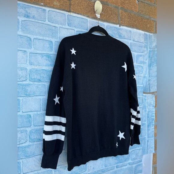 27 Miles malibu Open Front Stars & Stripes Cardigan size small - Picture 4 of 7